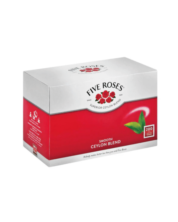Five Roses Ceylon Blend Tagless Teabags 100’s